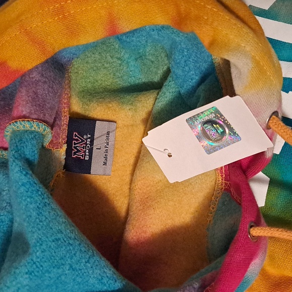 NWT Appalachian State University Tie Dye Sweatshirt. Unisex - Picture 8 of 9